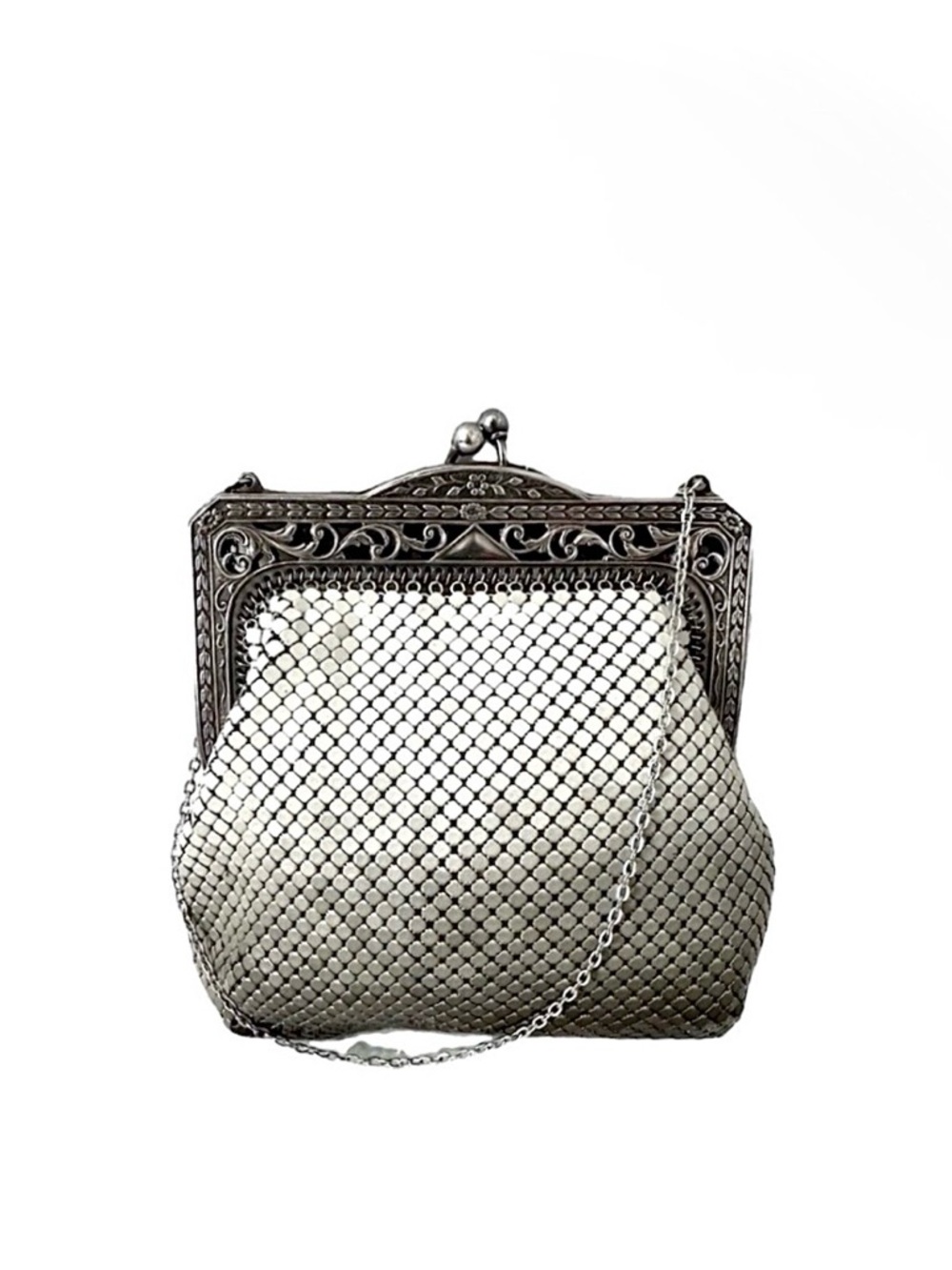 Whiting & Davis Very Rare Vintage Coin Purse Mesh Ombre Art Deco 30's